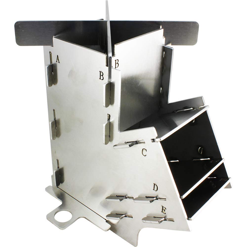 Marsh Kettles flat-pack mini stove, compact and perfect for easy camping meals.
