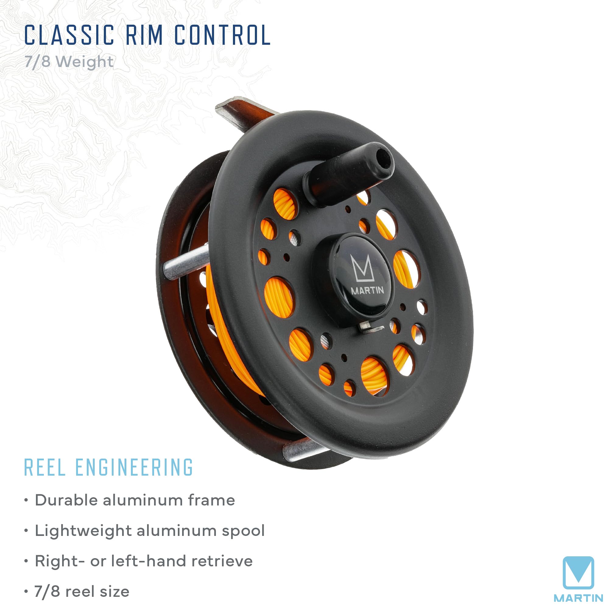 Push-button release and on/off drag control on the reel