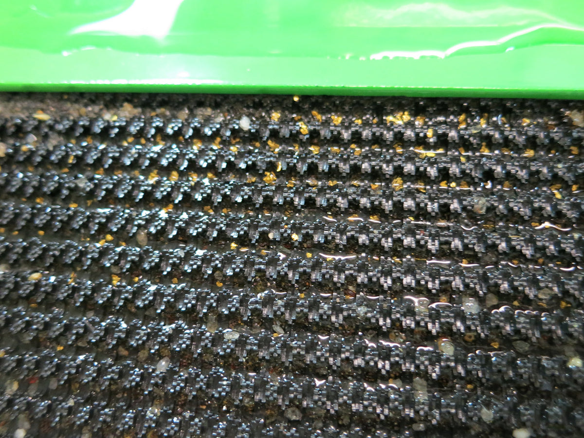 Martin Gold Mining Sluice Box Mat close-up texture designed to capture fine and flower gold during processing
