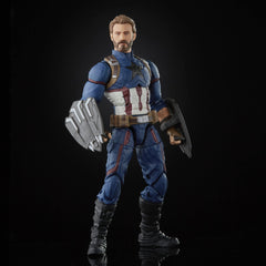 Marvel Hasbro Captain America 15cm figure highlighting articulation points for dynamic posing