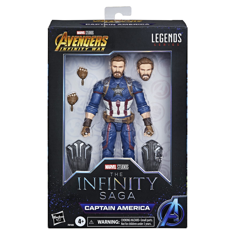 Marvel Hasbro Captain America 15cm figure with detailed design for display-ready collections