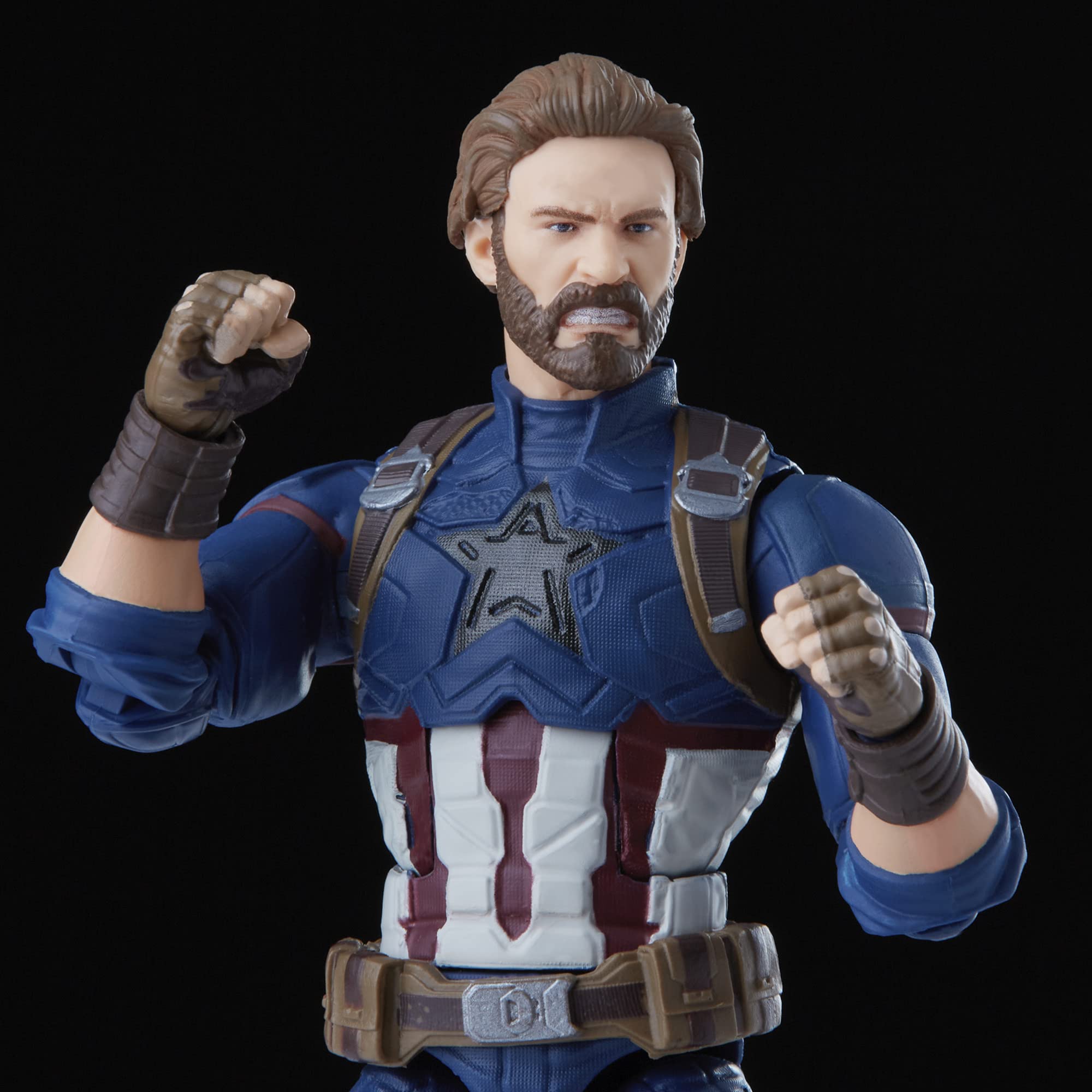 Marvel Hasbro Captain America 15cm figure in multi-color design stands out in any display