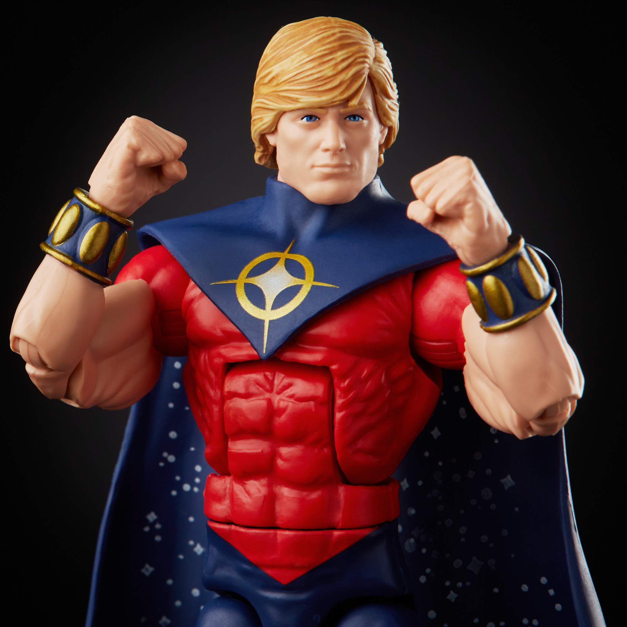 Marvel Hasbro Quasar articulation angles for dynamic posing exploration.
