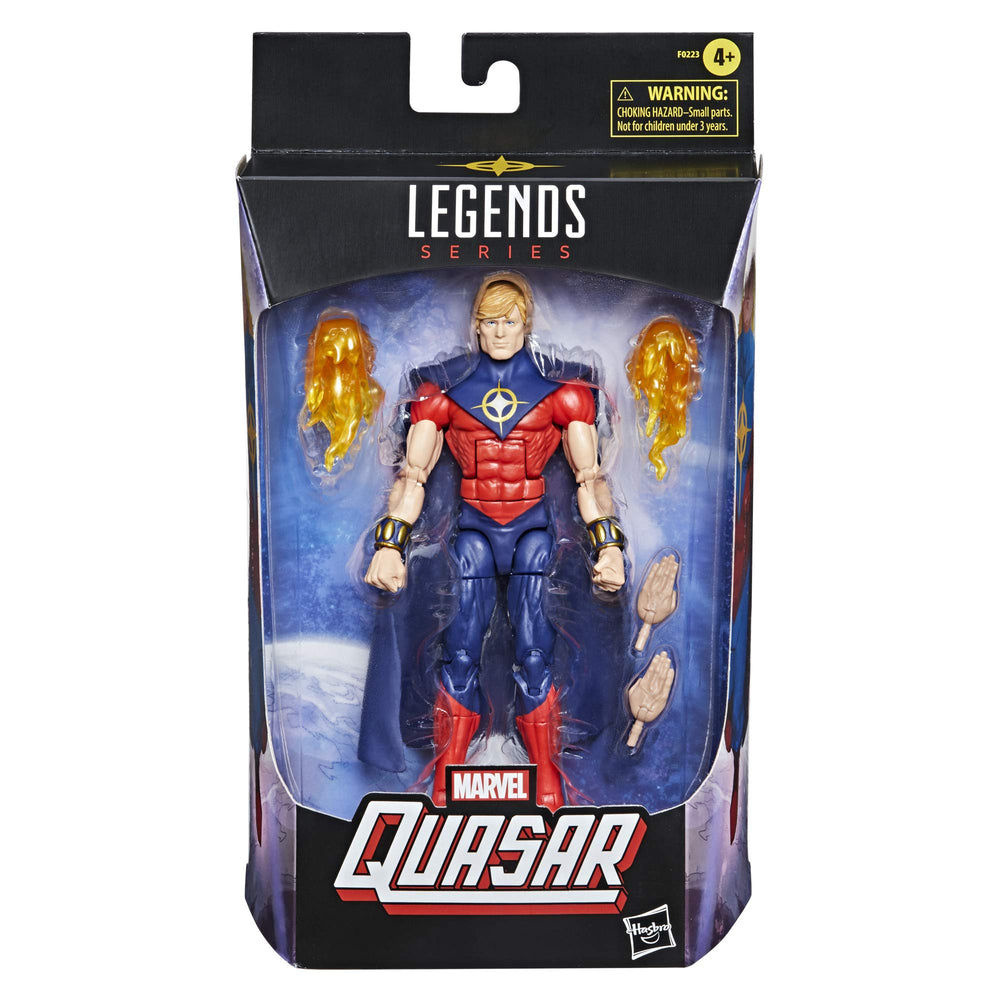 Marvel Hasbro Quasar figure with Quantum Bands close-up for posing.