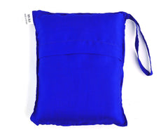 Marycrafts silk sleeping bag liner folded for compact travel
