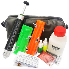 Maryllsmolds aluminum injector 45ml for soft-plastic lures, precise pours.