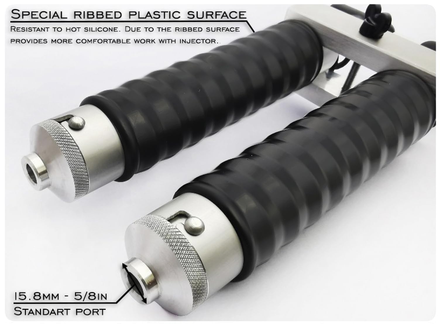 Maryllsmolds injector sealing rings prevent plastisol leaks during use