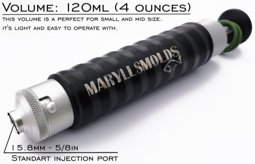 Maryllsmolds Luresol Medium bottle enhances finish and flow for lures.