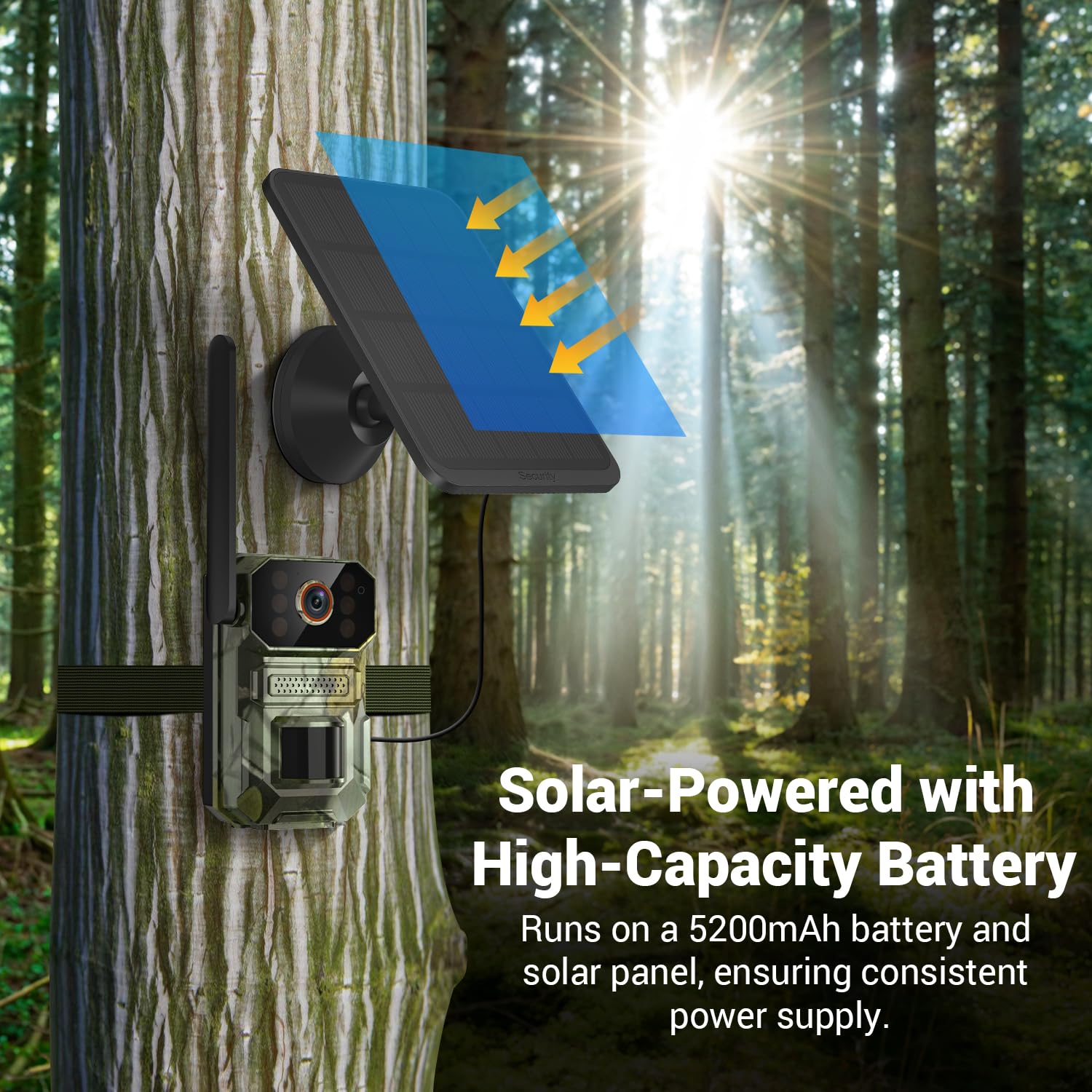 MaskFold trail camera two-way talk enables real-time communication from remote locations.