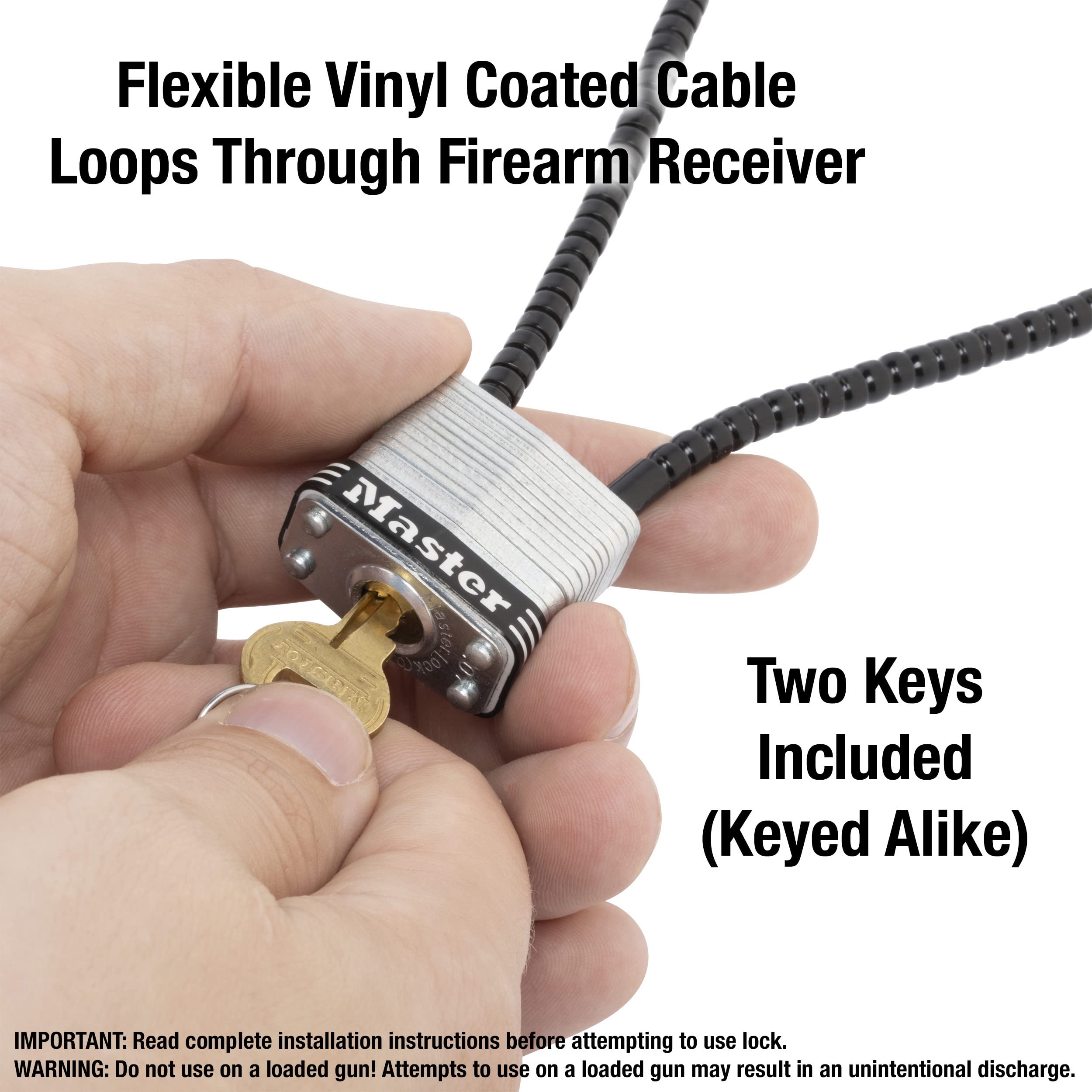 Braided steel cable with protective vinyl coating