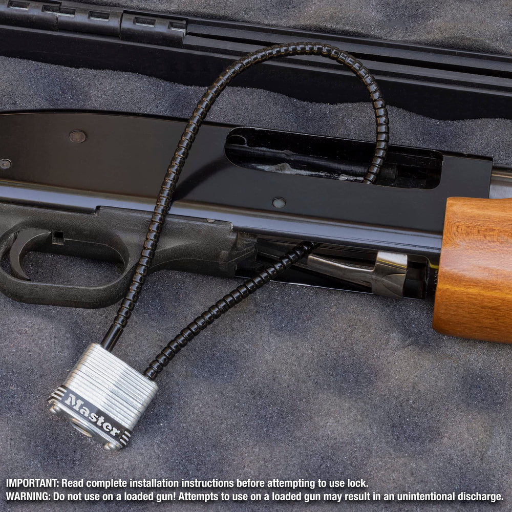 Two keys included with Master Lock 107DSPT gun lock