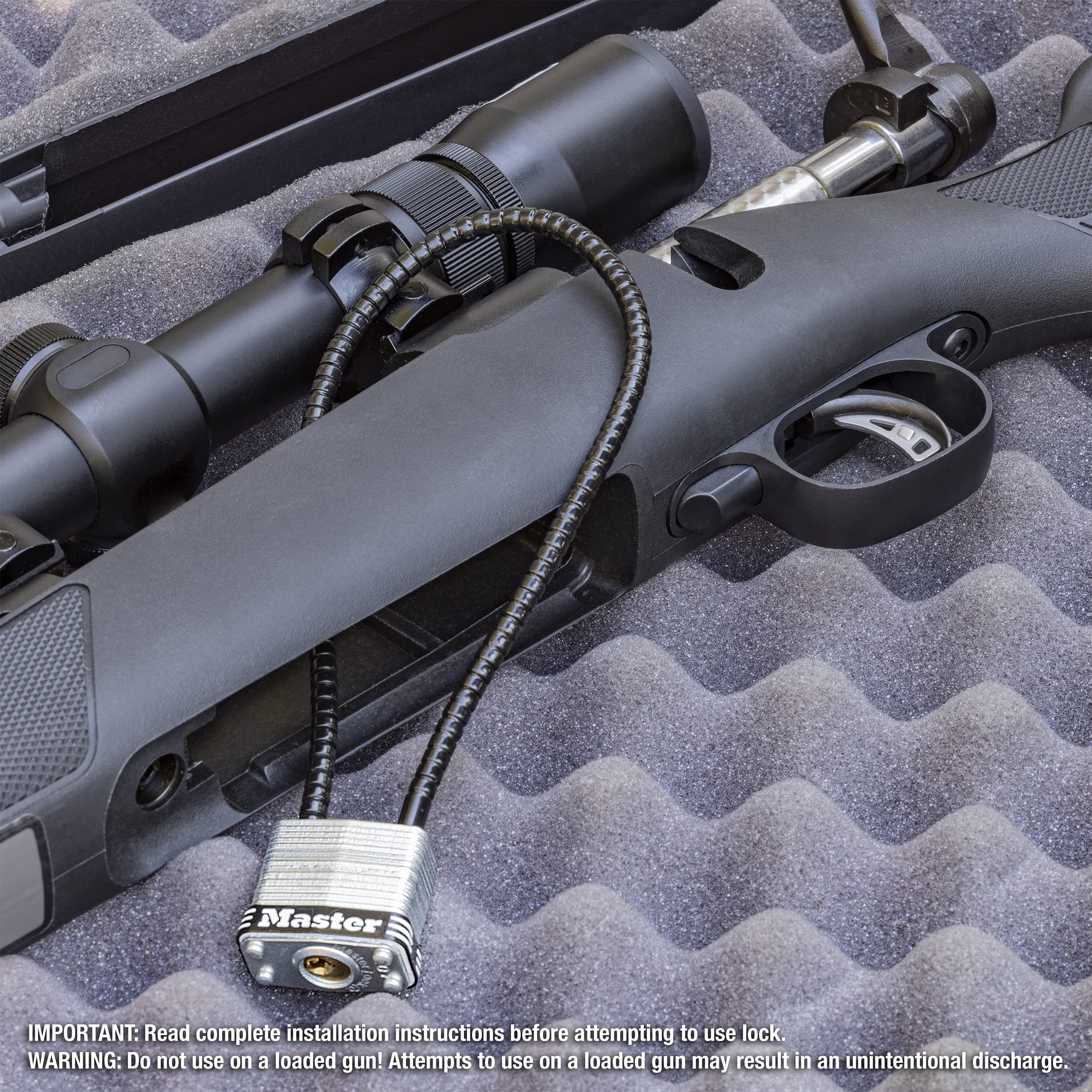 California DOJ approved firearm safety device label on 107DSPT