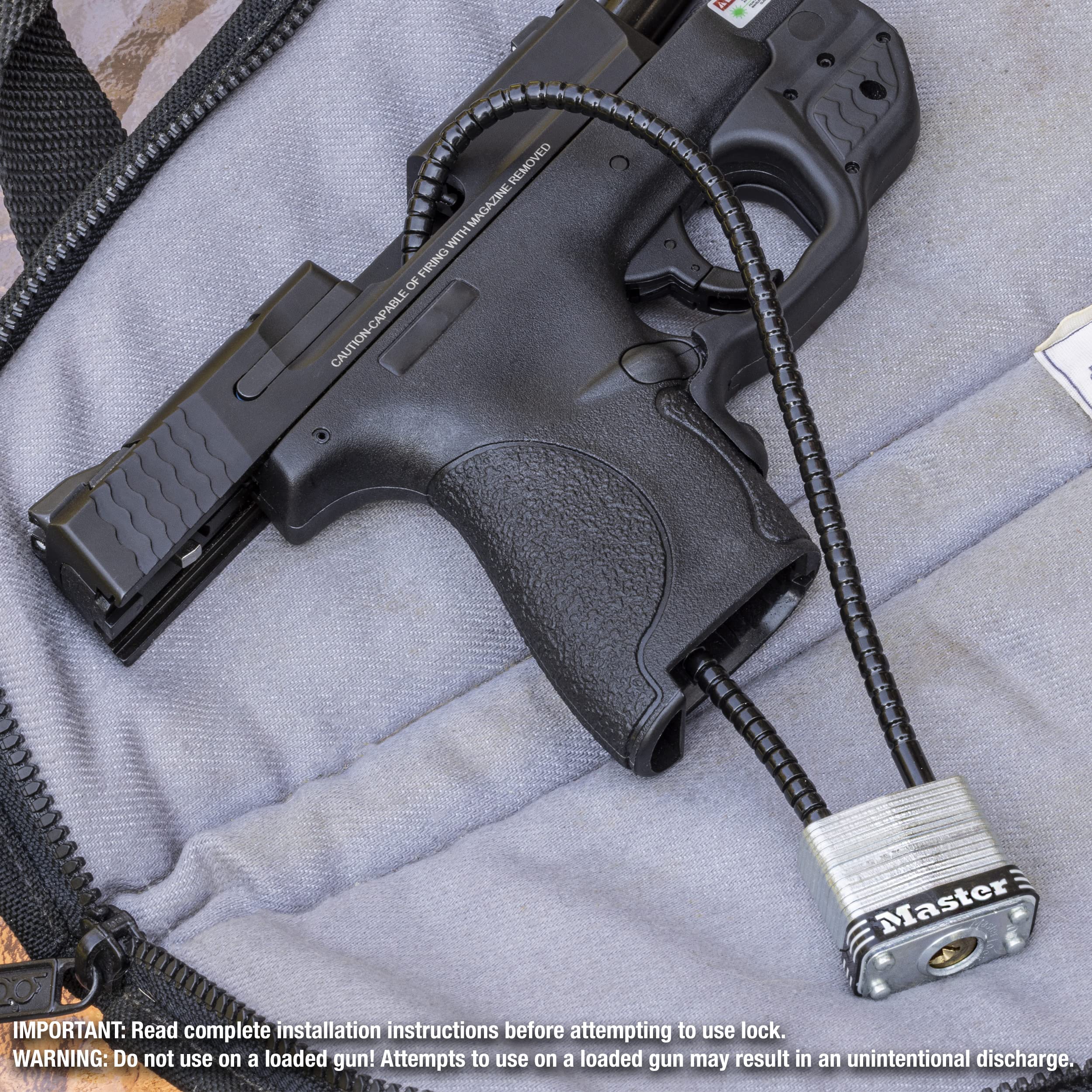 Laminated steel body of Master Lock 107DSPT padlock