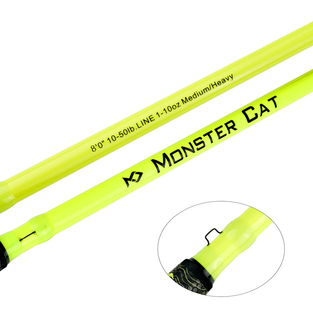 MASTER LOGIC catfish-rod-7tech-eva-grip provides secure wet-weather grip