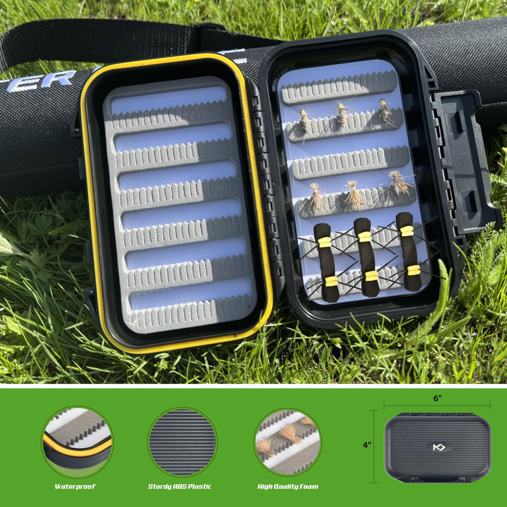 Master Logic carrying case with gear pockets keeps tackle organized on trips.