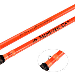 MASTER LOGIC catfish rod 1-piece design supports smooth long-distance casting.