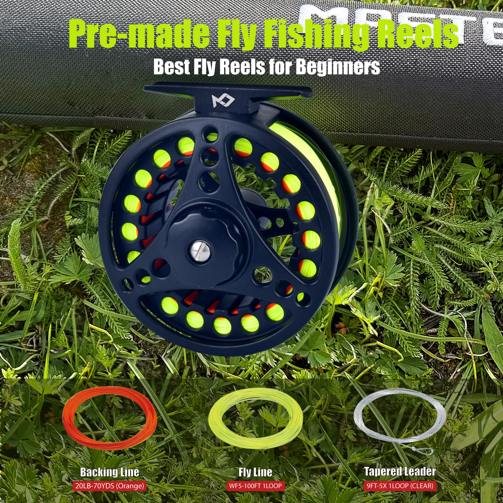 MASTER LOGIC die cast aluminum reel delivers smooth drag for steady retrieves