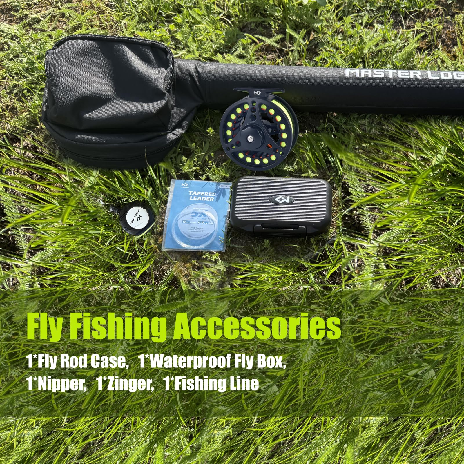 MASTER LOGIC fly box case holds up to 200 flies for organized outings