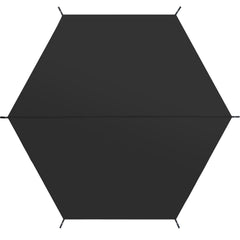 MASTERCANOPY hexagonal footprint folded in its storage bag for easy transport.