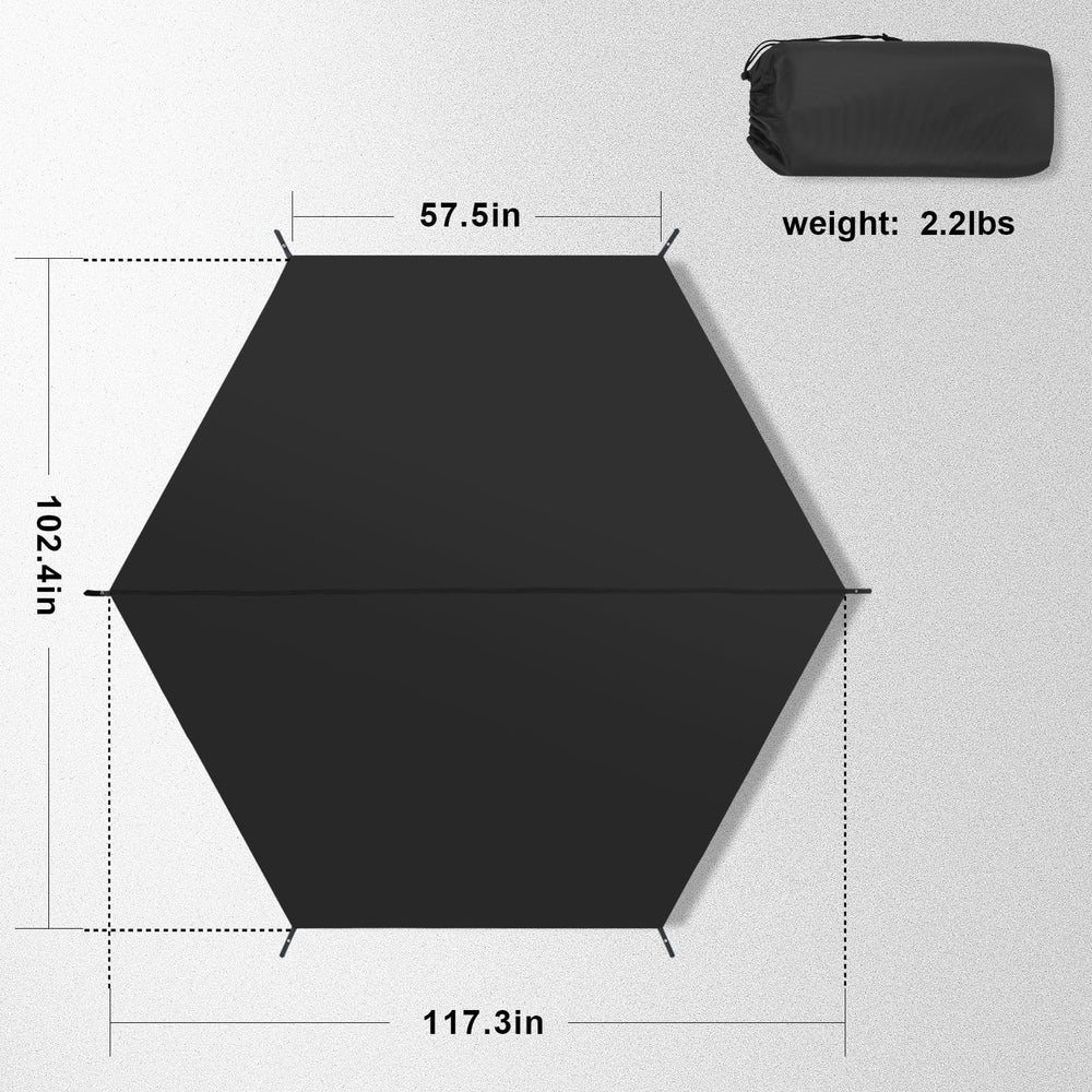 MASTERCANOPY interlocking hexagons design helps keep moisture out.
