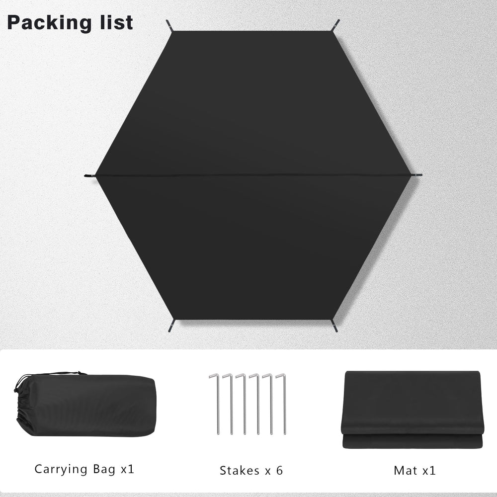 MASTERCANOPY storage bag offers compact transport between trips.