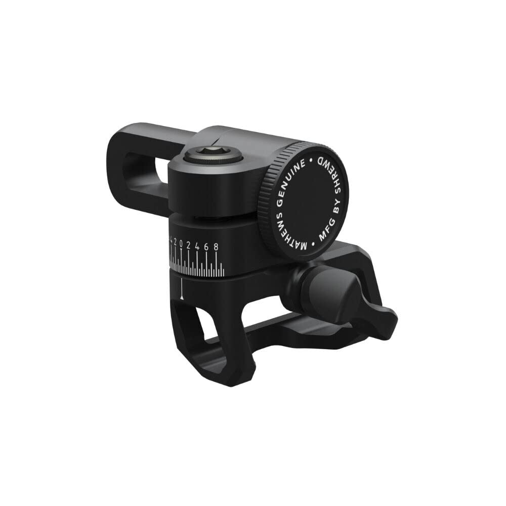 Mathews Bridge-Lock adjustable V-Bar for rear-stabilizer balance and easy stow during transport