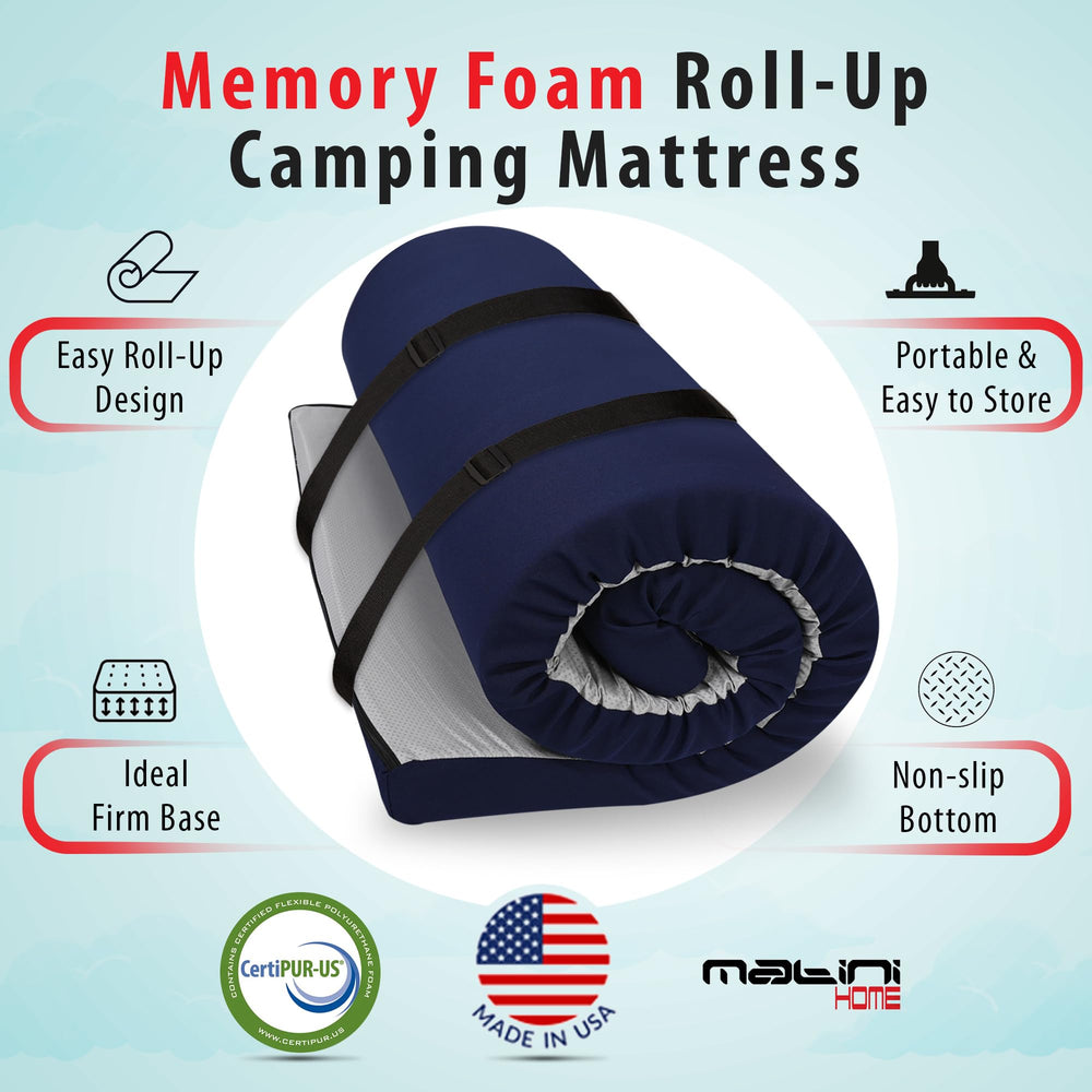 Matini Home roll-up foldable design is easy to transport for trips