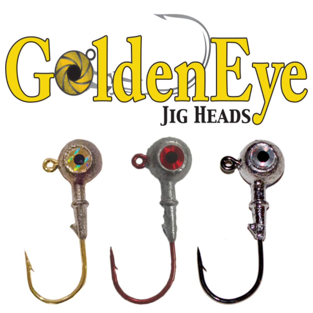 Inshore fishing with GoldenEye jig head for redfish and trout