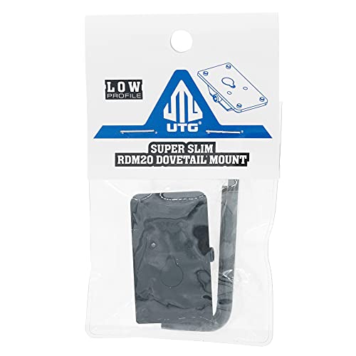 Matte black anodized finish on UTG RDM20