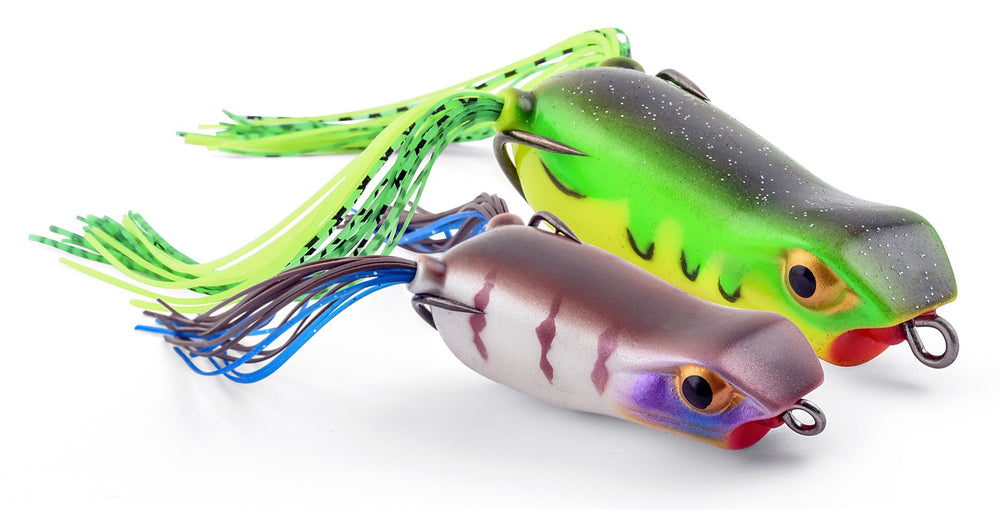 Matzuo MZ Kroak Frog FireFrog - angled-top view highlights color and detail.