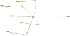 Matzuo MR2090 umbrella rig with eels for multi-bait fishing and quick setup