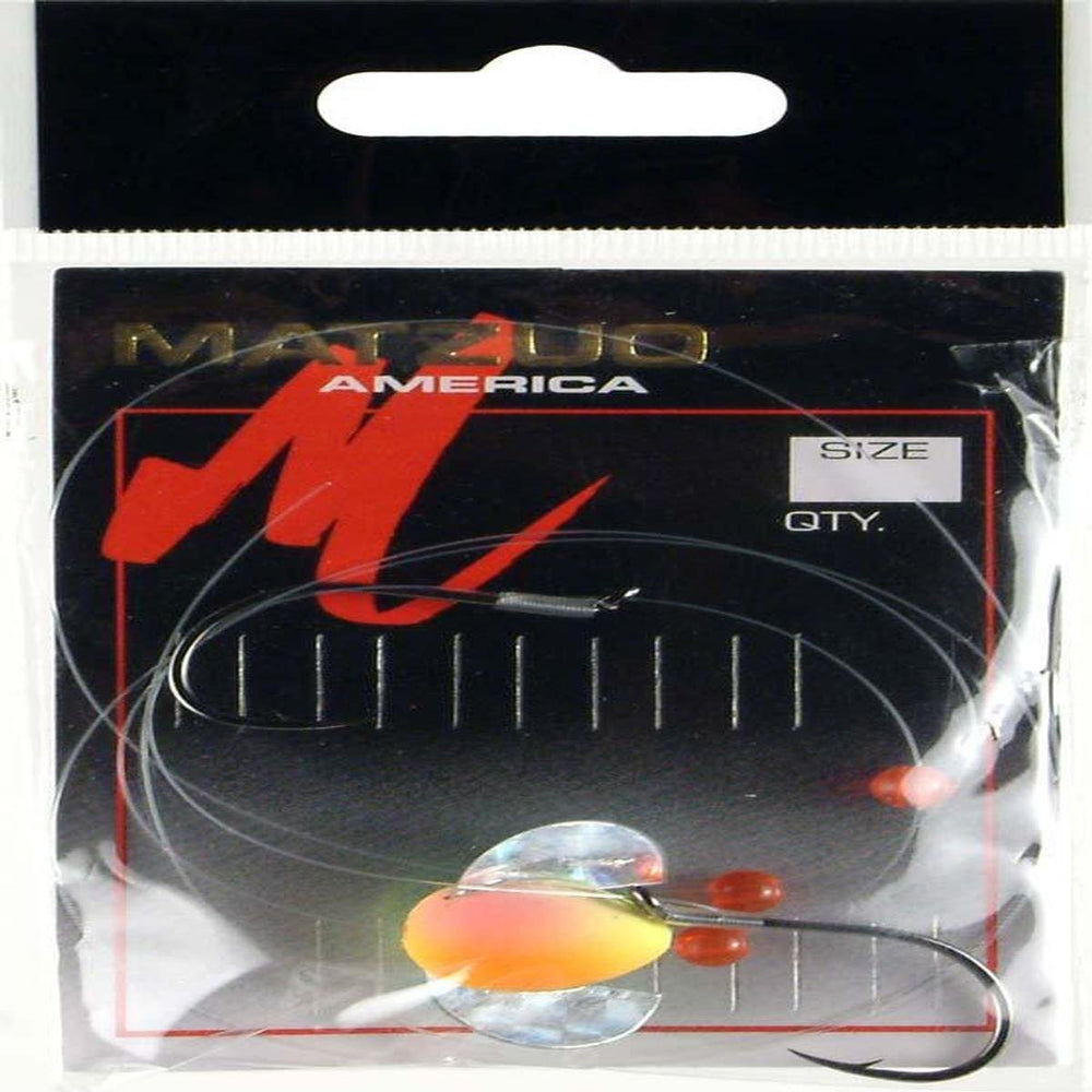 Matzuo Salmon/Steelhead Spin Rig, Fluorescent Rain, highly visible for improved bite detection