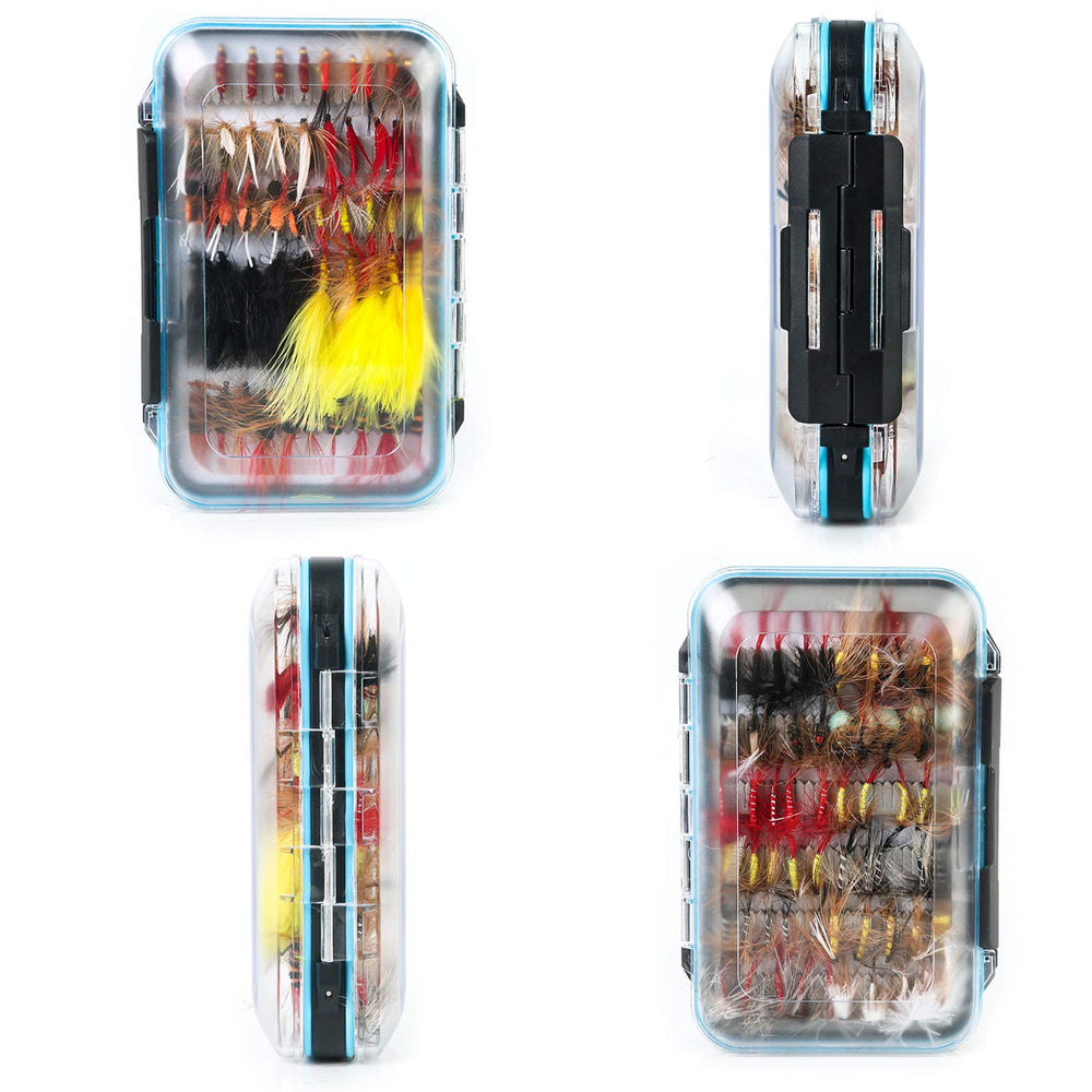 Compact fly box dimensions 5.9 x 3.8 x 1.77 inches