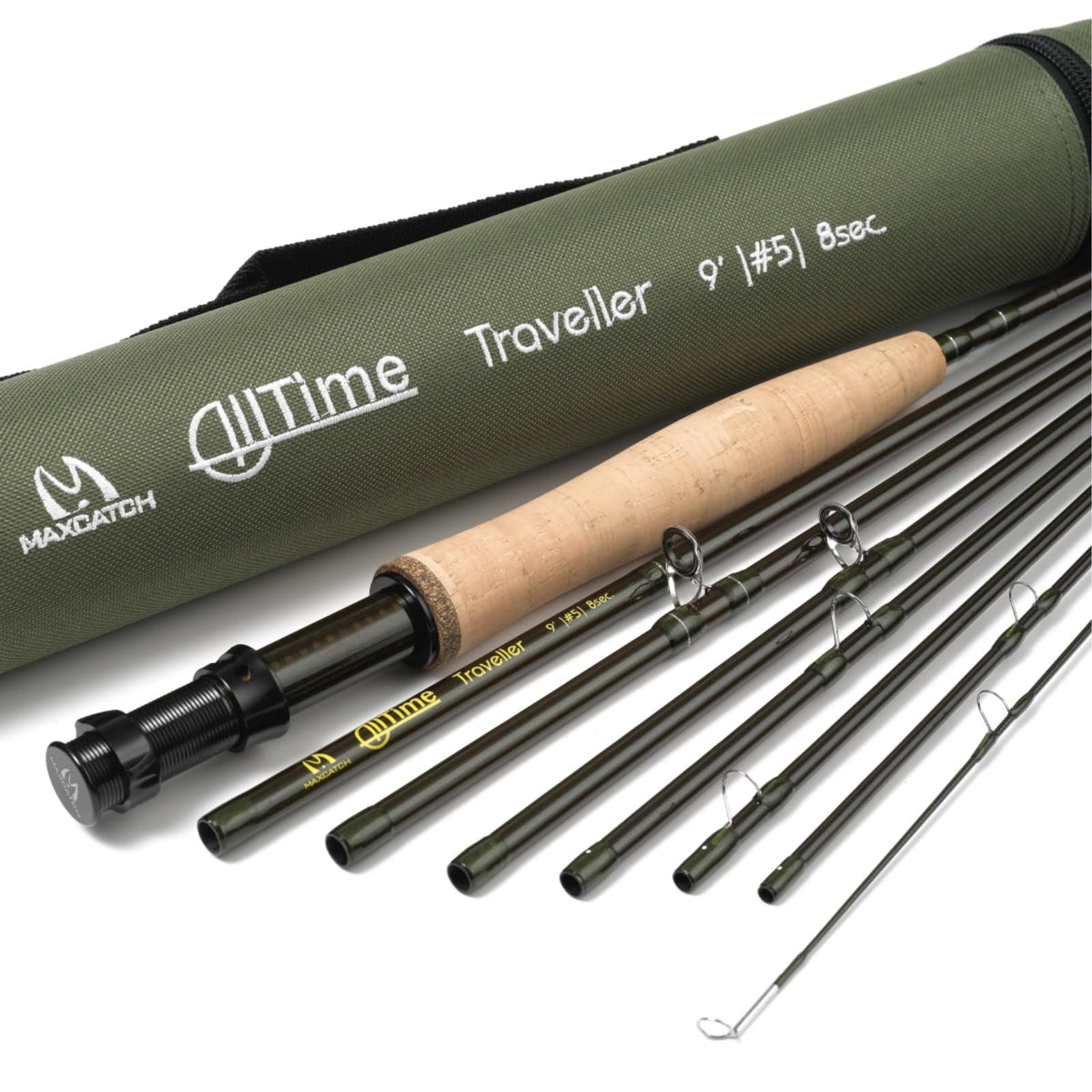 M MAXIMUMCATCH Alltime travel rod in tube, ideal for compact backpacking trips
