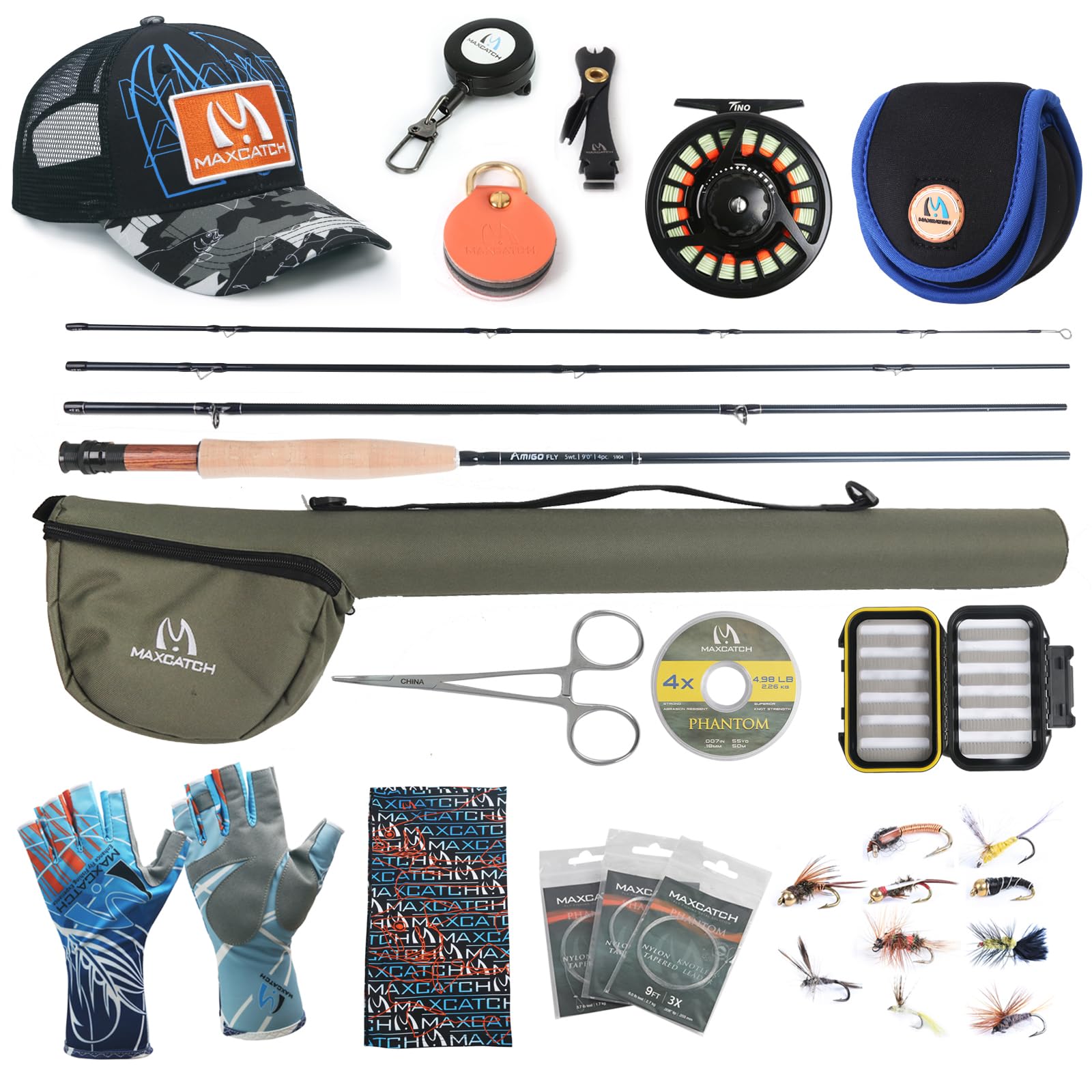 Maxcatch Amigo 9ft 7wt 4-piece rod