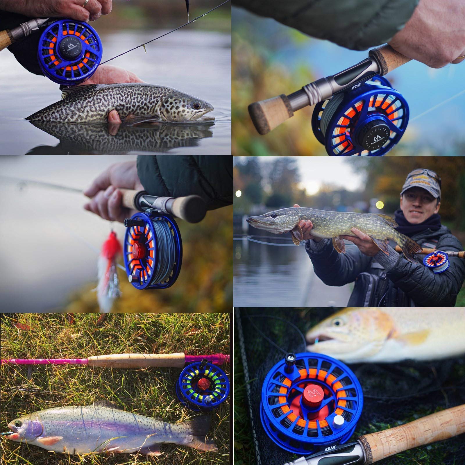 MAXIMUMCATCH Maxcatch avid reel black-silver finish complements gear and finishes.