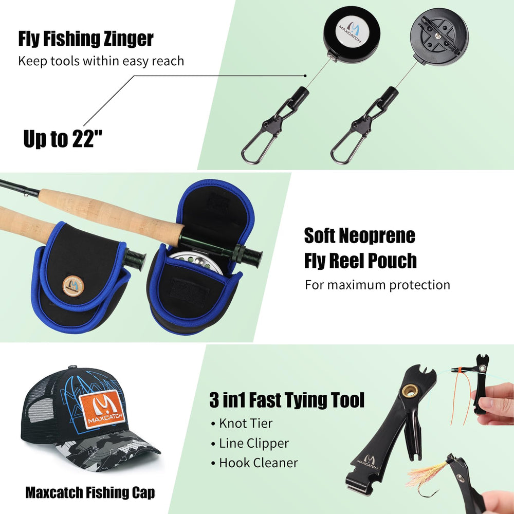 Maxcatch Extreme neoprene reel pouch protects gear during travel