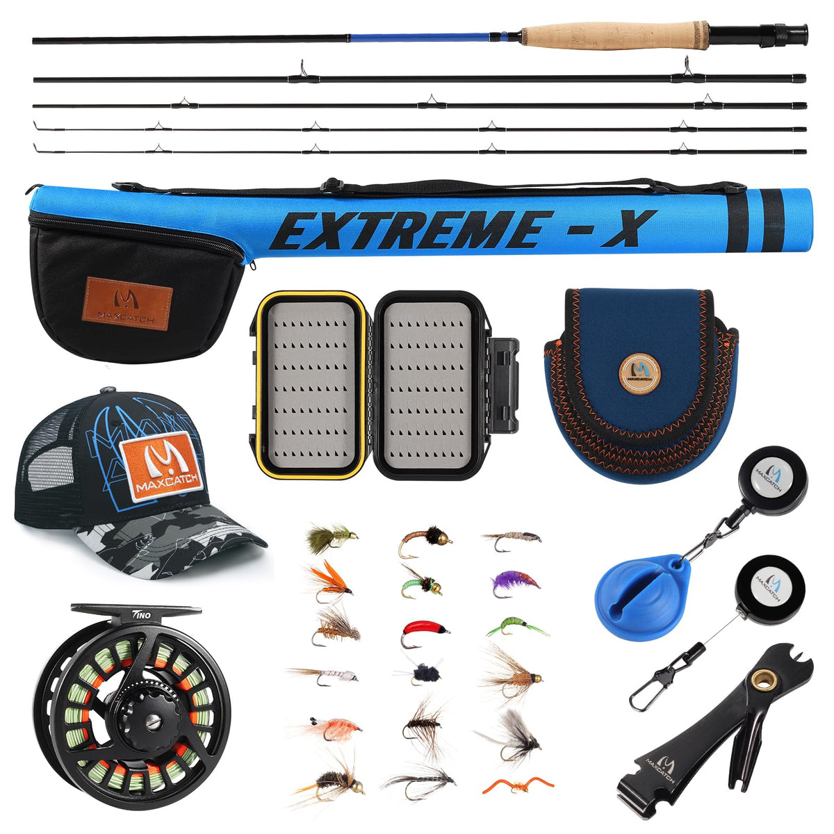 Maxcatch Extreme-X 9' 8wt 4-piece fly rod