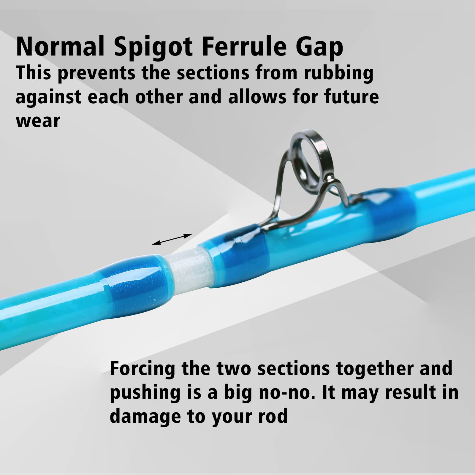 M MAXIMUMCATCH four-piece design enables easy packing and portability.
