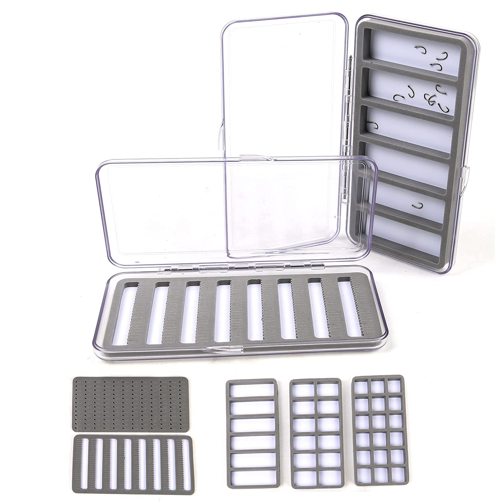 Portable fly box fitting in a vest pocket