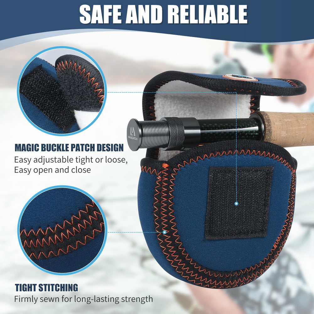 Two MAXIMUMCATCH reel cases in a 2-pack package
