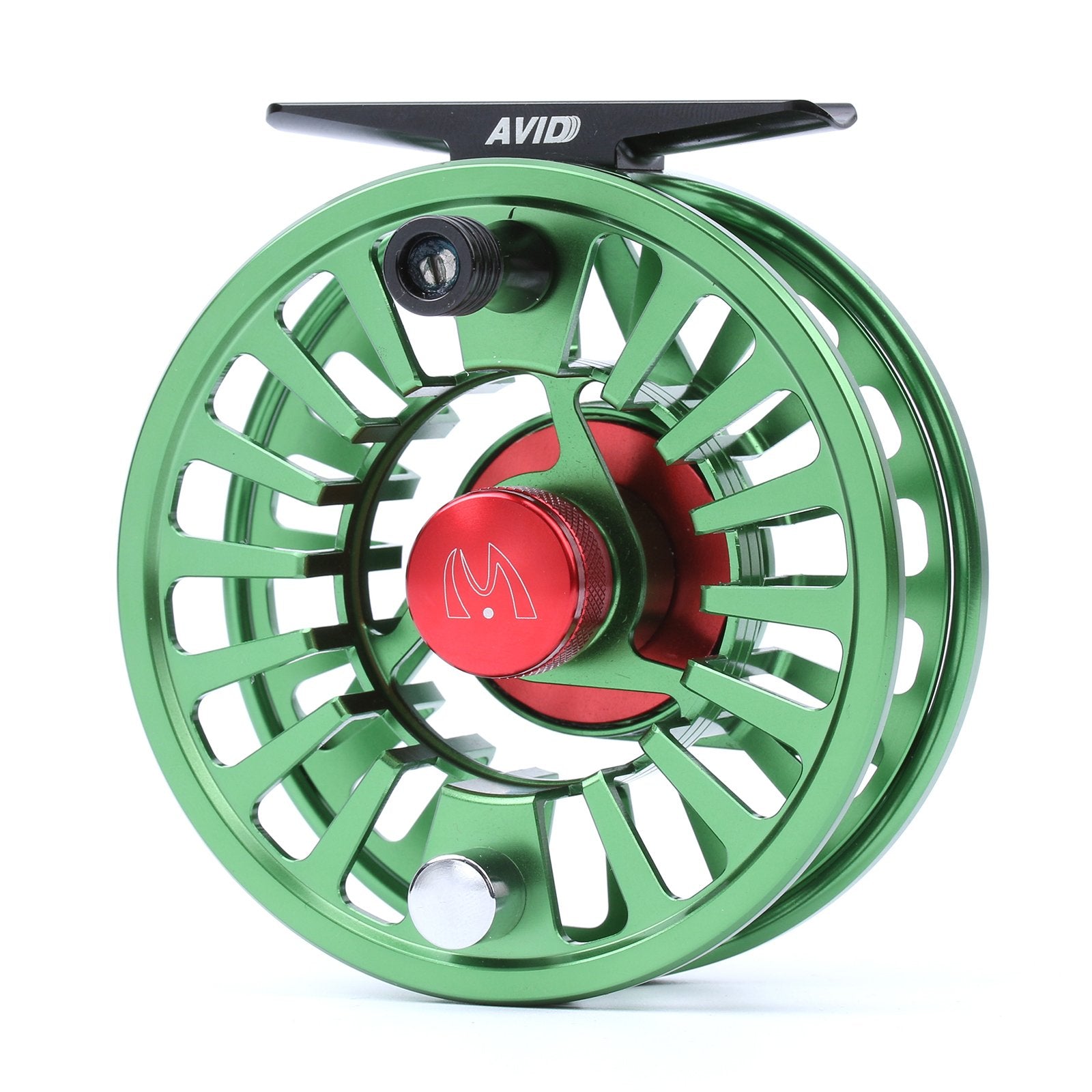Maxcatch fly reel with CNC aluminum body for rugged corrosion resistance.