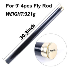 Outer diameter of the travel tube is 2 inches