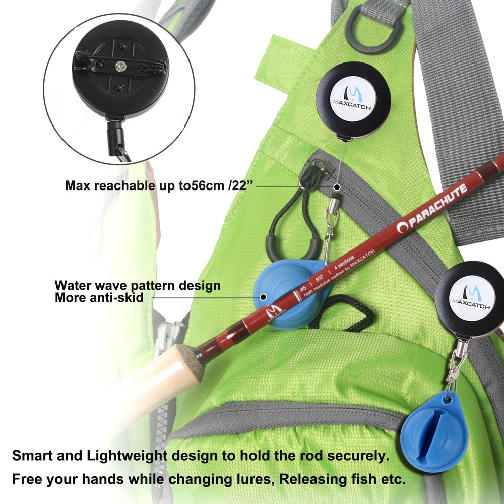Maxcatch Premier rod assembly shows quick four-piece setup for travel