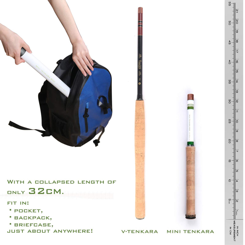 Maxcatch tenkara rod swivel tip detail helps prevent line tangles during casts.