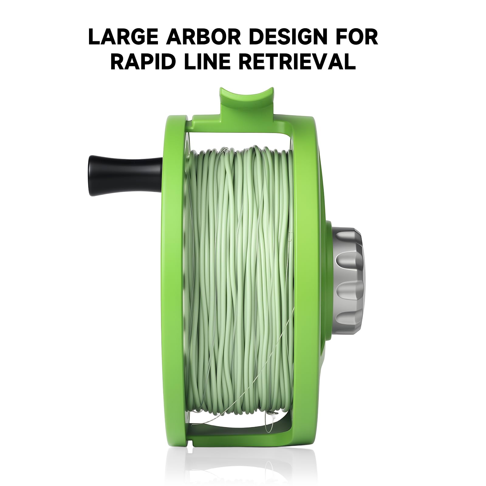 Maxcatch Tino reel left-right switch allows tool-free switching in seconds.