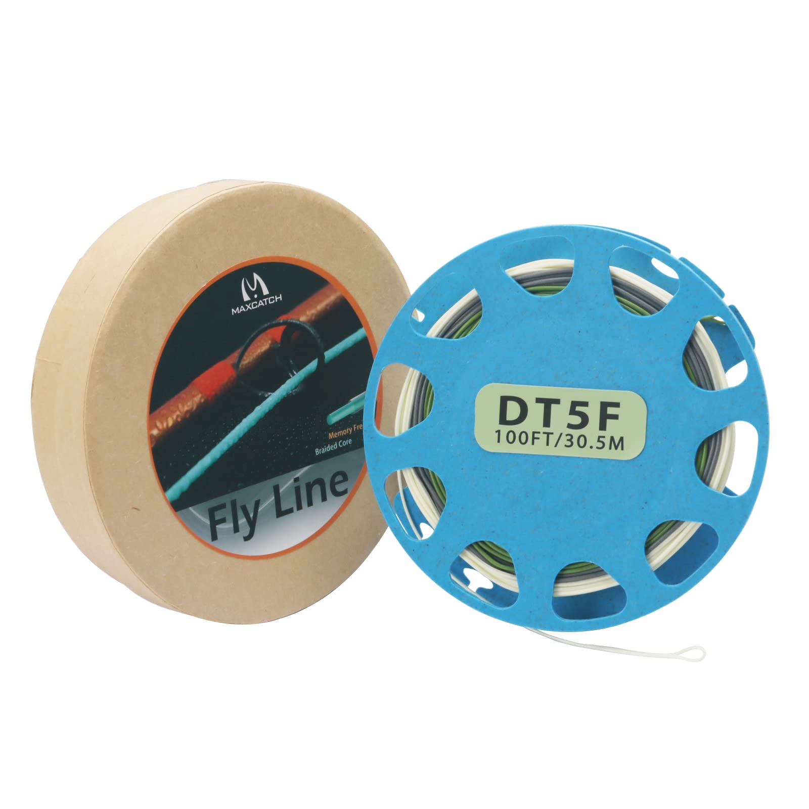 Troutlite packaging and line with two welded loops