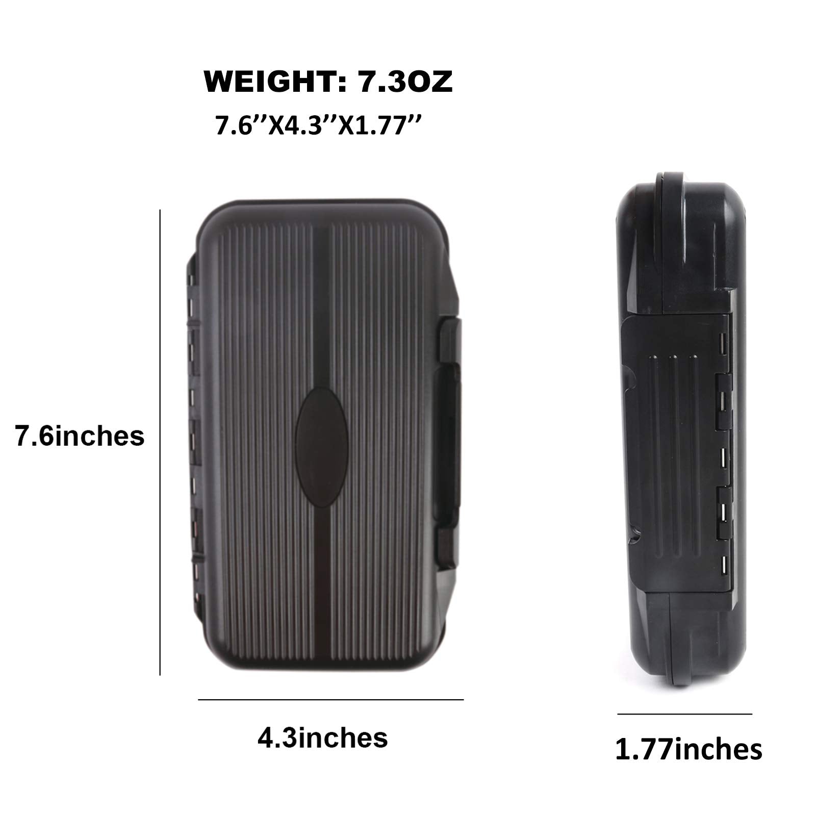Removable swing leaf insert inside Maxcatch fly box