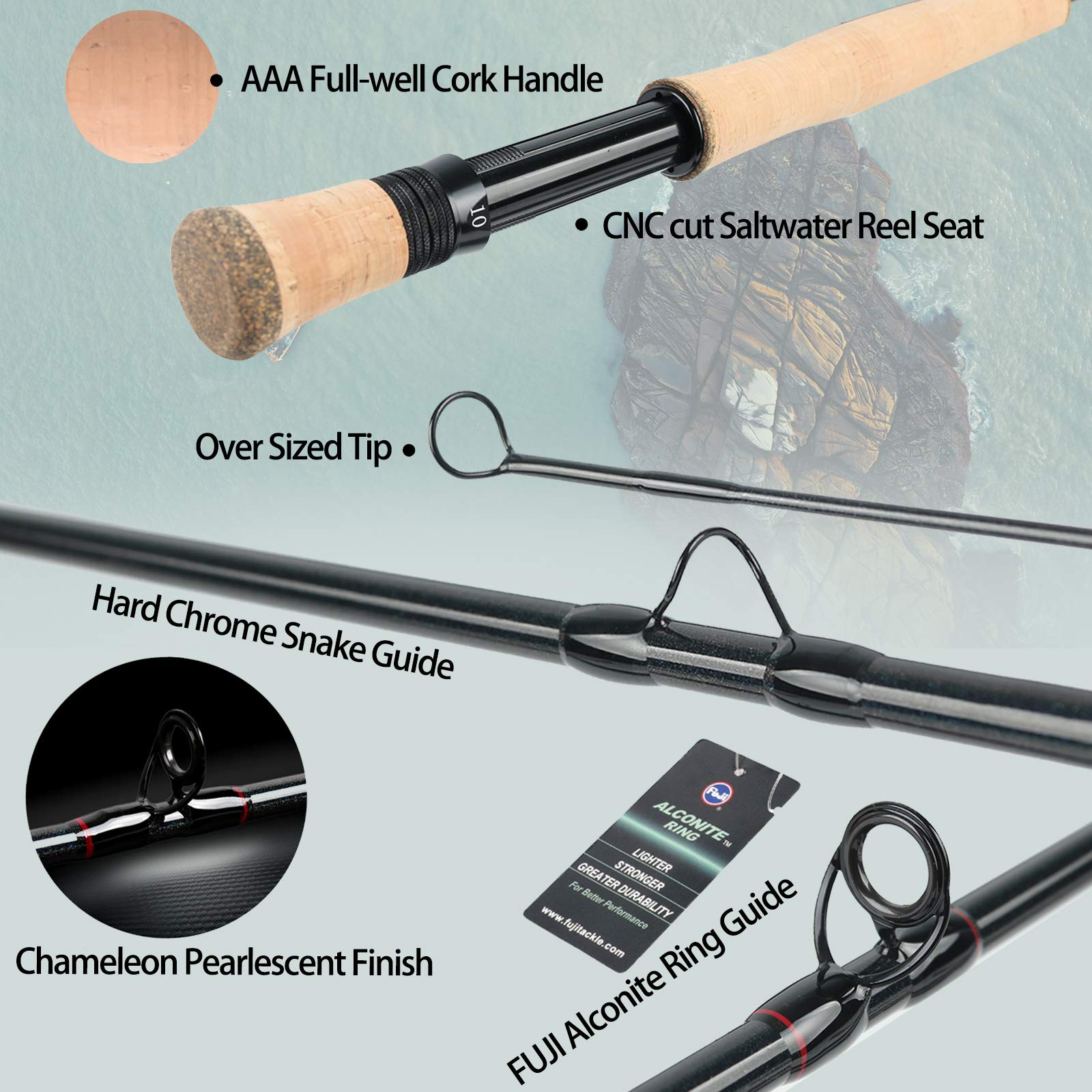 MAXIMUMCATCH rod performing in windy conditions with fast action