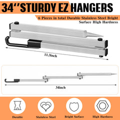 Maxcheck bow hanger 180-degree rotating hook for versatile hanging